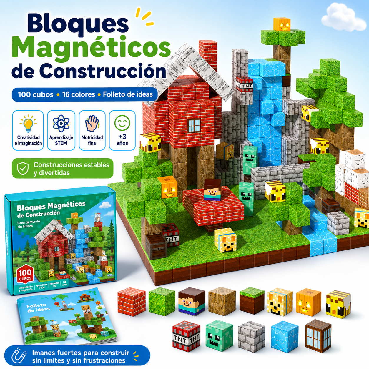 Bloques Magnéticos Minecraft