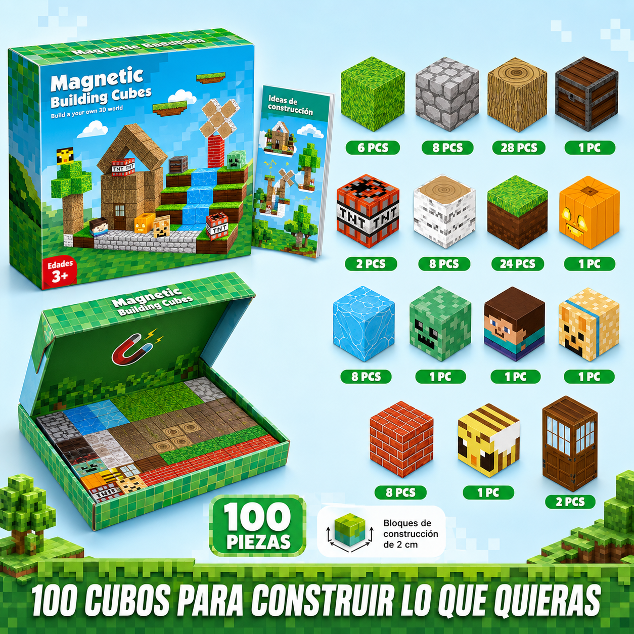 Bloques Magnéticos Minecraft