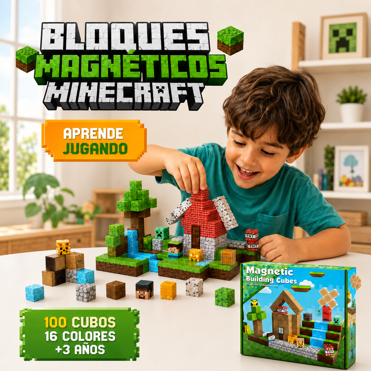 Bloques Magnéticos Minecraft
